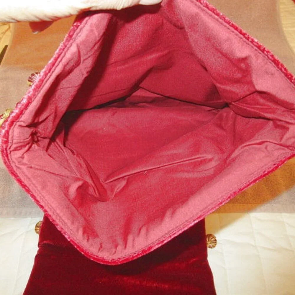Vtg Jumbo Christmas Stocking 33